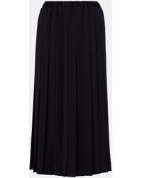 Junya Watanabe - Pleated Midi Skirt - Lyst