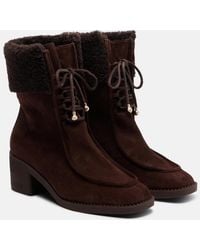 Jimmy Choo - Hali Suede Ankle Boots - Lyst