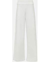 Max Mara - Levante High-Rise Jersey Straight Pants - Lyst