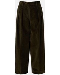 Altuzarra - Dash Cotton Corduroy Barrel-Leg Pants - Lyst