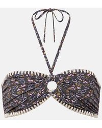 Isabel Marant - Top Bikini Starneage Con Stampa - Lyst