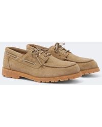 Studio Nicholson - Guston Suede Boat Shoes - Lyst