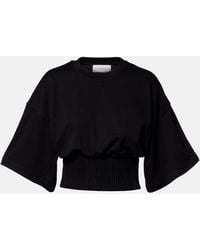 Sportmax - Fosco Cotton Jersey Top - Lyst