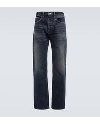 Balenciaga - Mid-rise Straight Jeans - Lyst