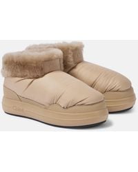 Chloé - Polar Shearling-Trimmed Ankle Boots - Lyst