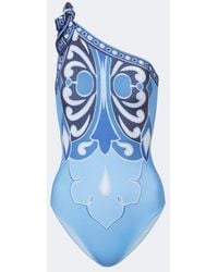 La DoubleJ - Goddess Printed Swimsuit - Lyst