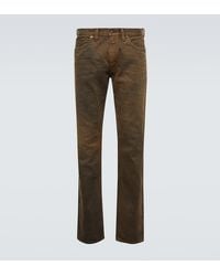 RRL - Patched Slim Jeans - Lyst