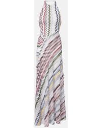Missoni - Zigzag Knitted Maxi Dress - Lyst
