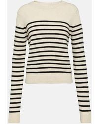 Khaite - Diletta Striped Cashmere-knit Jumper - Lyst