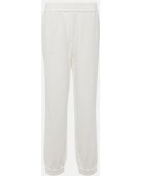 Brunello Cucinelli - Cotton Jersey Sweatpants - Lyst