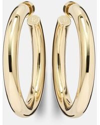 Jennifer Fisher - Samira Baby 10Kt-Plated Hoop Earrings - Lyst