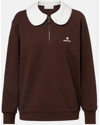 ShuShu/Tong - Logo Cotton-Blend Sweatshirt - Lyst