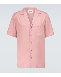 Nanushka Venci Short-sleeved Shirt - Pink
