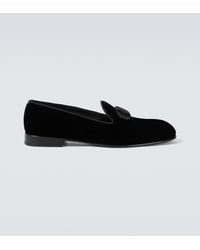 Brioni - Velvet Loafers - Lyst