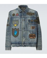 Sacai - X Mark Gonzales Denim Jacket - Lyst