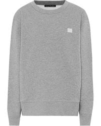 acne sweatshirt grey