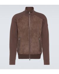 Moncler - Cotton Zip-up Sweater - Lyst