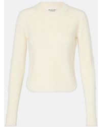 Isabel Marant - Gabyne Ribbed-Knit Wool-Blend Sweater - Lyst