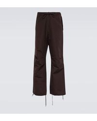 AURALEE - Linen And Cotton Pants - Lyst
