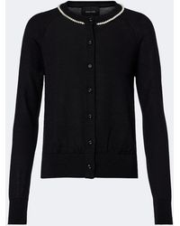 Simone Rocha - Embellished Wool And Silk Cardigan - Lyst