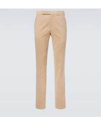 Ralph Lauren - Cotton Corduroy Straight Pants - Lyst