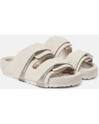 Birkenstock 1774 - X Tekla Uji Suede Slides - Lyst