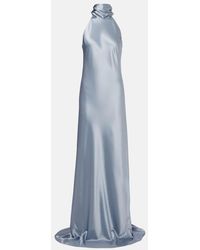 Galvan London - Robe Sienna Aus Satin - Lyst