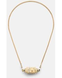 Marie Lichtenberg - Milky Way 18Kt Locket Necklace With Diamonds And Rubies - Lyst