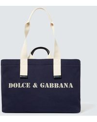 Dolce & Gabbana - Tote Aus Canvas Mit Leder - Lyst