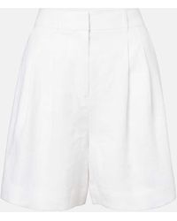 Posse - Marchello High-Rise Linen Shorts - Lyst