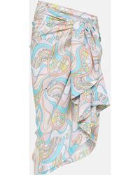 Melissa Odabash - Pareo Printed Beach Cover-up - Lyst