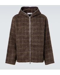 Our Legacy - Checked Zip-Up Hoodie - Lyst