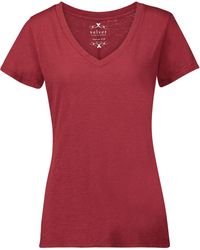 Velvet Camiseta Lilith de algodón - Rojo