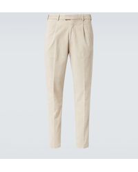 Thom Sweeney - Cotton And Silk-Blend Corduroy Straight Pants - Lyst