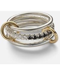 Spinelli Kilcollin - Petunia Eclipse Sterling And 18Kt Ring With Diamonds - Lyst