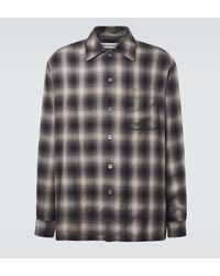 Our Legacy - Every Checked Tencel Flannel Shirt - Lyst