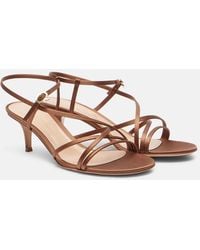 Gianvito Rossi - Satin Sandals - Lyst