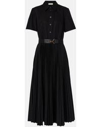 Tory Burch - Cotton Poplin Midi Dress - Lyst