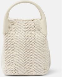Loro Piana - Bale Micro Leather-Trimmed Bucket Bag - Lyst