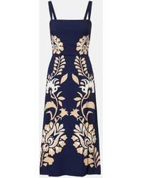 La DoubleJ - Midikleid Buy Me A Martini Aus Satin - Lyst