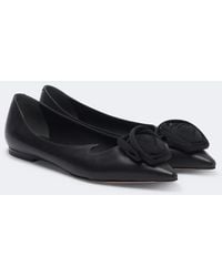 Roger Vivier - I Love Vivier Leather Ballet Flats - Lyst