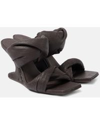 Rick Owens - Twisted Cantilever 80 Leather Mules - Lyst