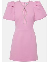 Rebecca Vallance - Karina Embellished Cutout Minidress - Lyst