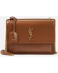 Saint Laurent - Sunset Medium Leather Shoulder Bag - Lyst