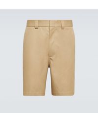 Gucci - Cotton Twill Shorts - Lyst