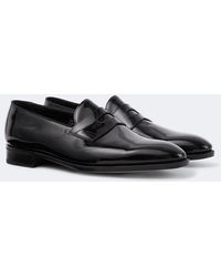 John Lobb - Jamie Patent Leather Penny Loafers - Lyst