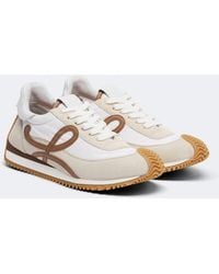 Loewe - Sneakers Flow Runner 2.0 Mit Veloursleder - Lyst