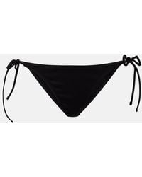 Prada - Low-Rise Bikini Bottoms - Lyst