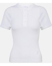 Patou - Ribbed-Knit T-Shirt - Lyst