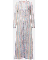 Missoni - Zigzag Semi-Sheer Beach Cover-Up - Lyst